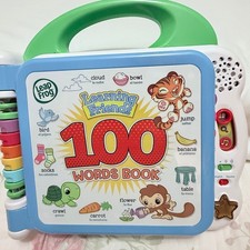 LeapFrog Learning Friends 100 Words Book Bilingual English Spanish