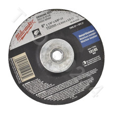 Milwaukee 49-94-6330 6 x 1/4 x 5/8-11 Grinding Wheel Type 27 LOT OF 5