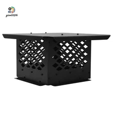 Chimney Cap 9" x 9" Flue Caps Fireplace Chimney Cover Adjustable Outside Black