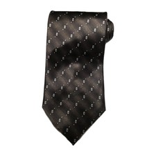 Yves Saint Laurent Pour Homme Tie Necktie Silk Brown 58" L, 4" W