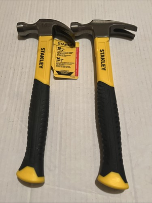#ad Stanley 2 Piece 16 oz Curve And Rip Claw Hammer Limited Lifetime Warranty $34.20