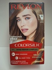 Revlon Colorsilk Permanent Hair Color With Bond Repair Complex #51 Light Brown