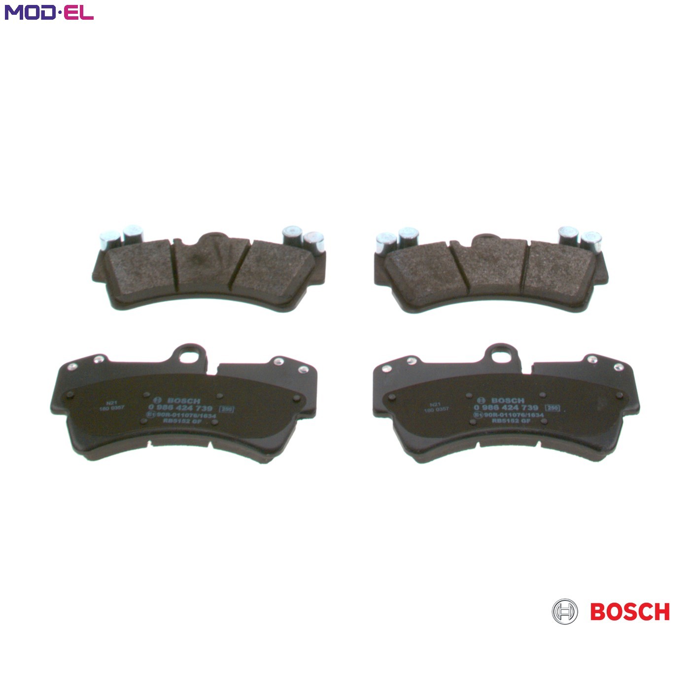 Brake Pads Set fits VW TOUAREG 7L 3.0D Front 06 to 10 Bosch 4L0698151A Quality - Image 32