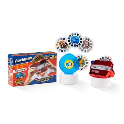 View Master Classic Metallic Viewfinder with 5 Discovery Kids Reels Ages 3+