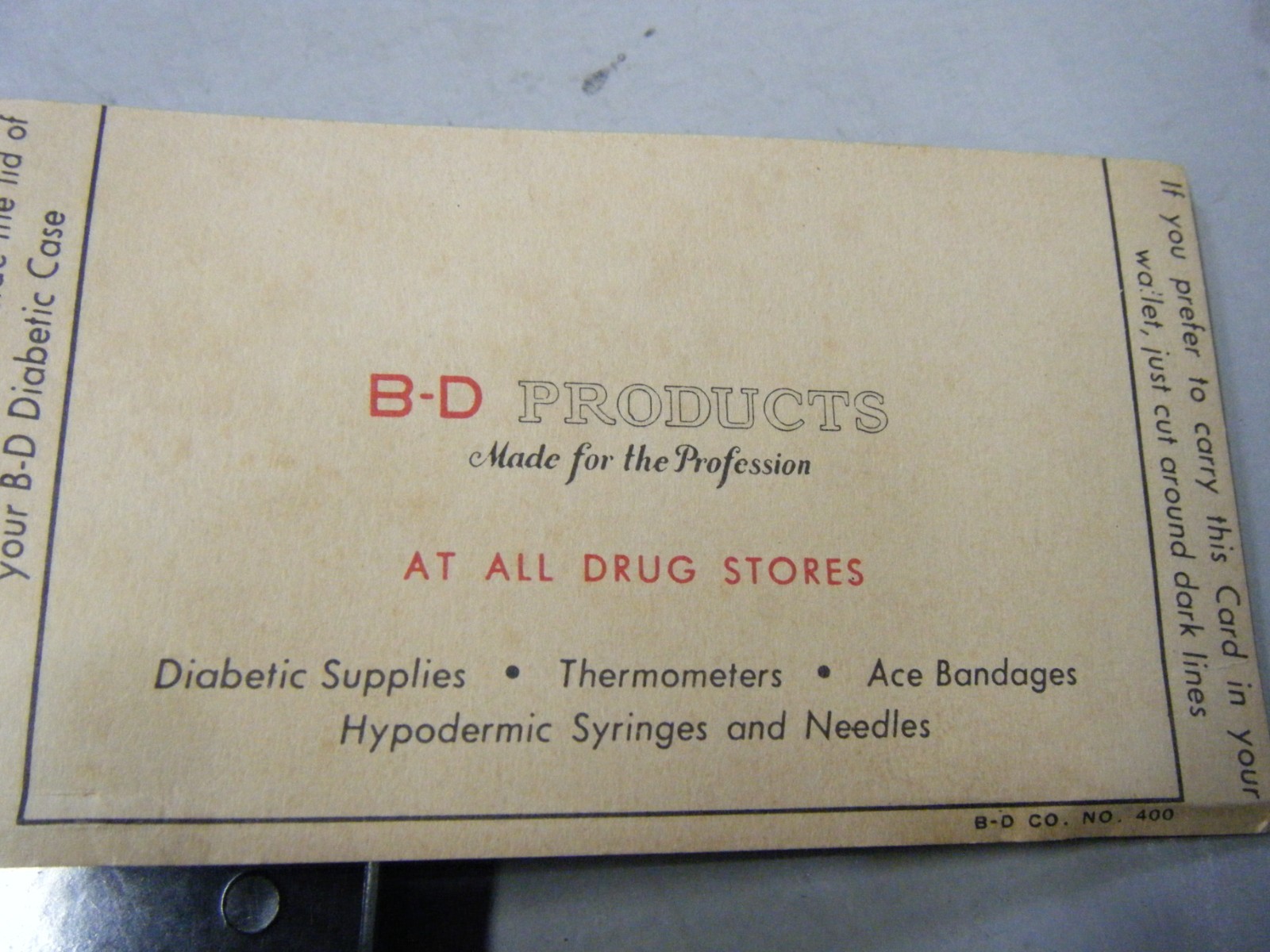 Vintage B-D Insulin Kit