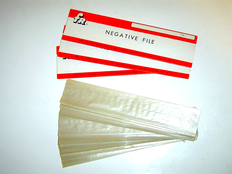 NEGATIVE SLEEVES 35mm film, 71 strips 6 frames each PLUS 3 cards EXCELLENT NEW