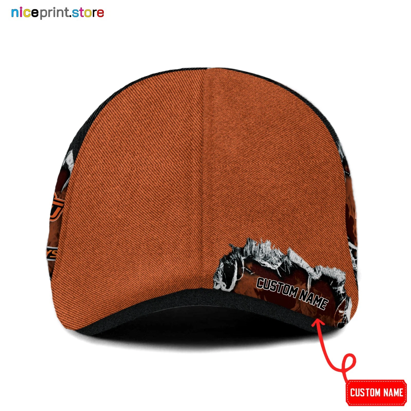 Oklahoma-State-Cowboys Ivy Cap, Newsboy Cap Gift For Men