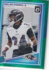 2025 Donruss Optic Football Hyper Green Malaki Starks #256