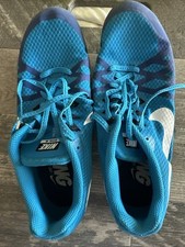 Nike Zoom Rival M 9 Blue/Aqua Track Running Spikes AH1020-300 size 6.5 w/bag
