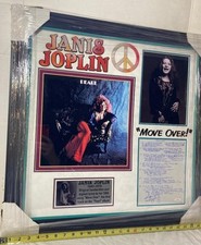 Janis Joplin Handwritten & Signed Lyrics “Move Over” - Framed Janis Joplin Handwritten & Signed Lyrics “Move Over” - Framed