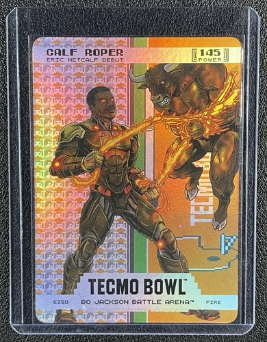 CALF ROPER 2026 BO JACKSON BATTLE ARENA TECMO BOWL #EZ50 ENDZONE BATTLEFOIL SP