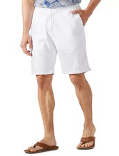 Tommy Bahama Linen in Paradise Shorts Men's S White 10" Elastic Waist 99 NWT