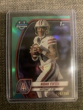 2024 Bowman Chrome U NOAH FIFITA Aqua Refractor /299 Rc #140 Arizona Card A2