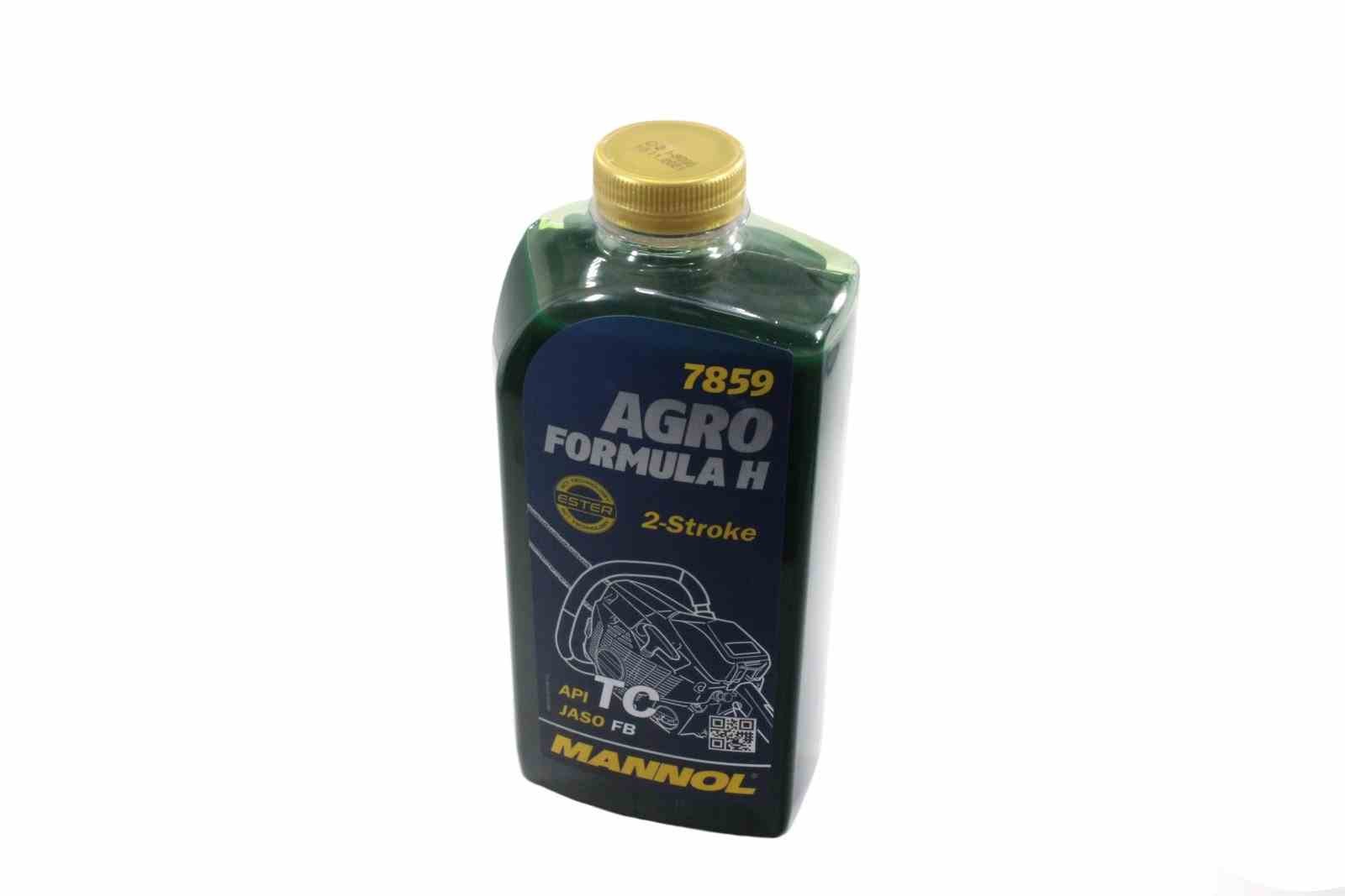 Huile MANNOL 2-TAKT AGRO GREEN pour Husqvarna en bidon de 1L