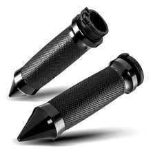 1inch Hand Grips, Cable Throttle Control Handlebar Grips Fit for Harley Black