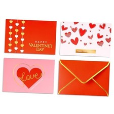 Valentine Cards Boxed with Envelopes - 36 PK - Bulk Valentine's Day Cards for