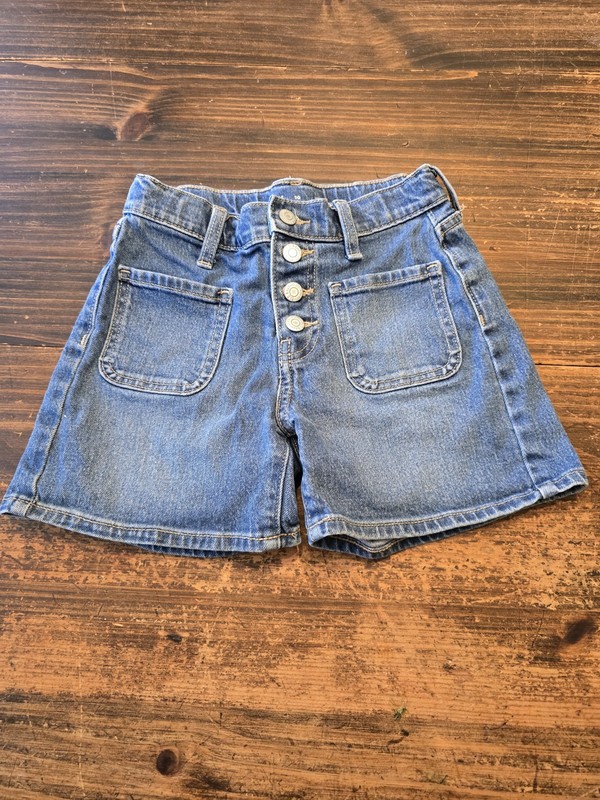 Girls Old Navy High-Rise Button Fly Jean Shorts Size 10