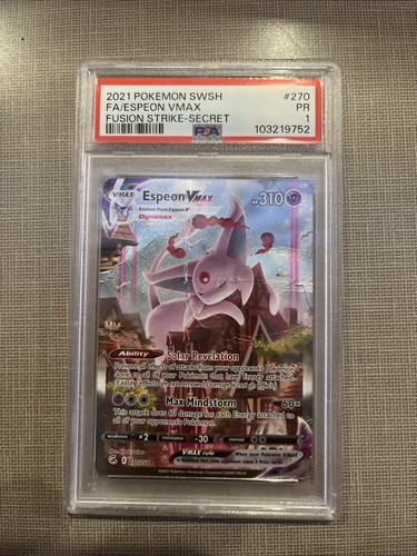 Espeon VMAX graded PSA 1 for sale on eBay