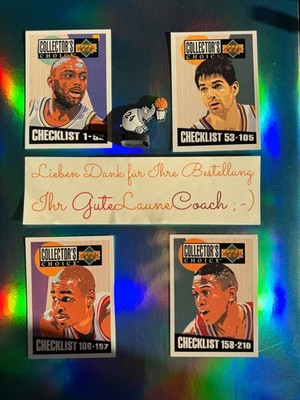 Upper Deck NBA Collector's Choice 94/95 Series 1 GER - #1-210 Auswahl... TOP!