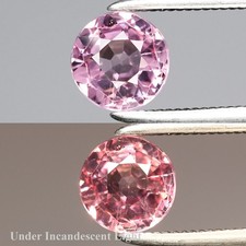 💎 0.85ct 5.5mm VS Round Natural Color Change Garnet - Unheated, Tanzania Gem