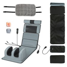 Full Body Electric Massage Mat Heating Vibration Massage Pad Cushion Back Massag