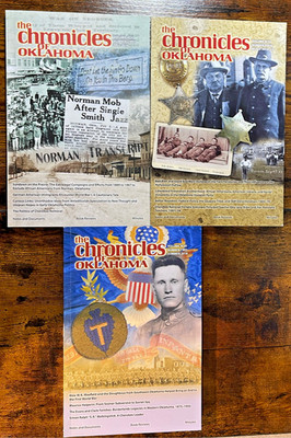 The Chronicles of Oklahoma Magazine Lot of 3 Issues 2018 Volume XCVI