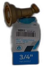 Sharkbite 24631lf Hose Bibb, 45-degree, 3/4 X 3/4-in. Mht