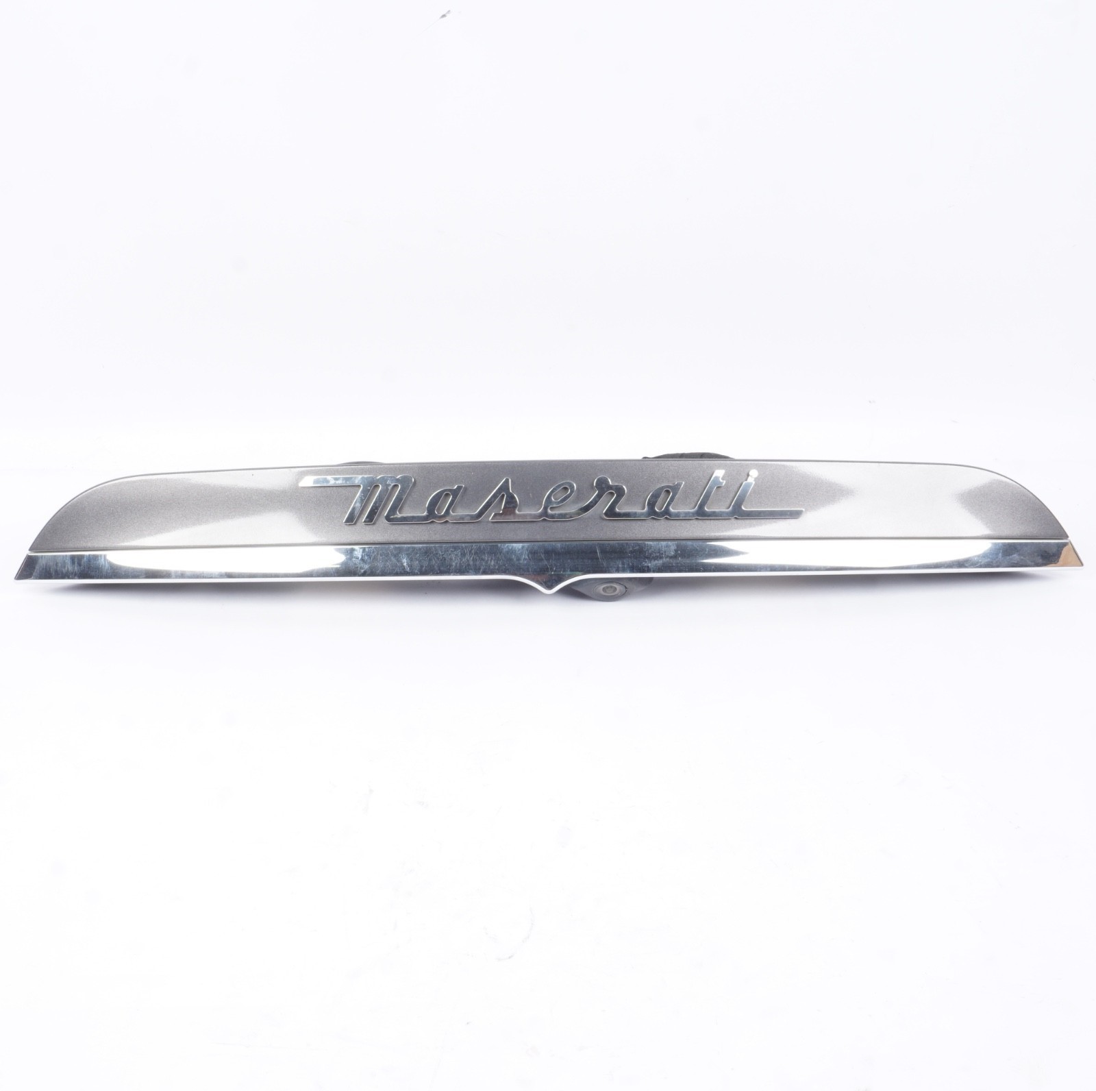 14-19 Maserati Ghibli Rear Trunk Lid Licence Molding Trim Handle W/ Camera OEM
