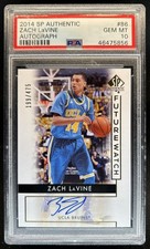 2014-15 SP Authentic Zach LaVine Rookie RC Auto #/475 Bruins PSA 10 GEM MINT