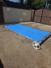 Swimming Pool Cover With Heating Elemnts Fuelled By Sunlight