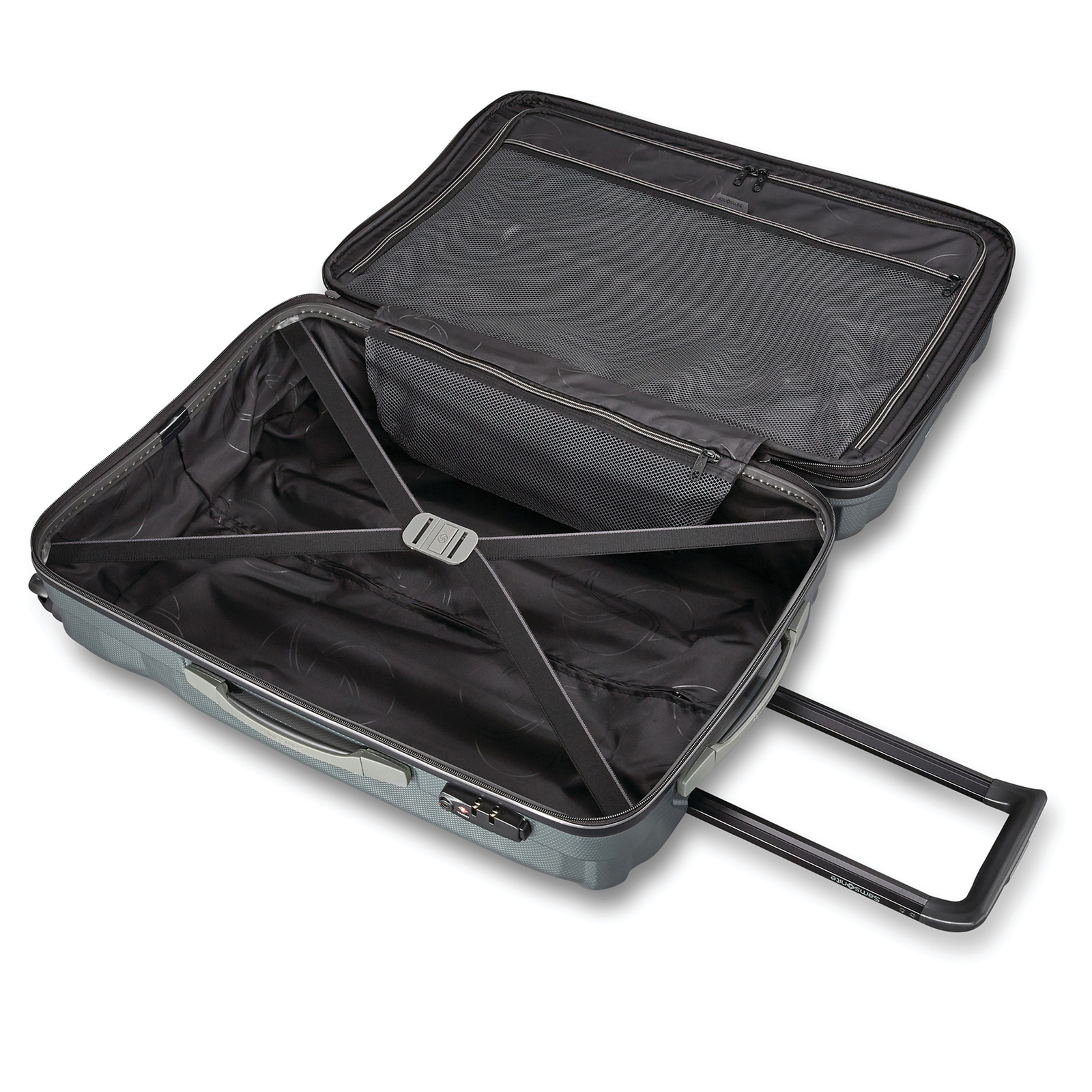 Samsonite SWERV DLX 28In Hardside Spinner Luggage w/TSA Lock, Silver