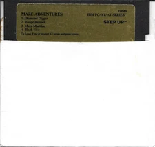 Maze Adventures 5" Floppy Disk IBM *NOT TESTED*