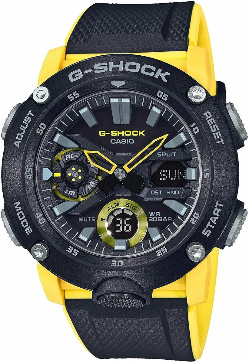 CASIO G SHOCK GA 2000 1A9JF Carbon Core Guard men Watch New in Box