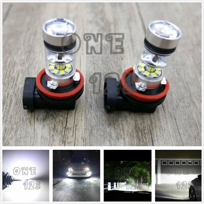 Super Bright H8 H9 H11 H16 6000K White 55W CSP LED Fog Light Conversion Kit