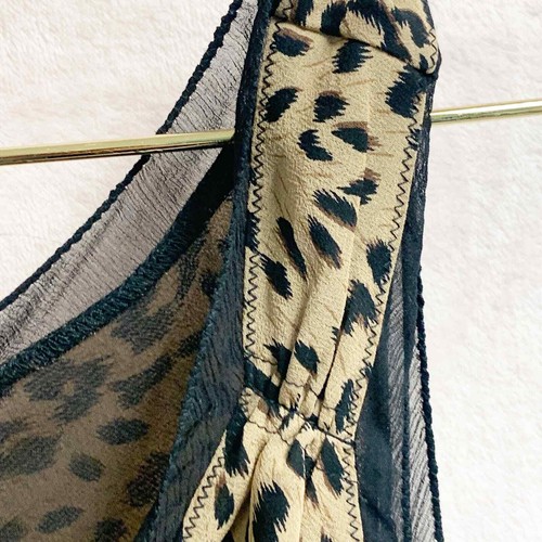 The Limited Tank Sleeveless Blouse Top Animal Print Sheer Fabric Womens Size XL - Picture 8 of 9