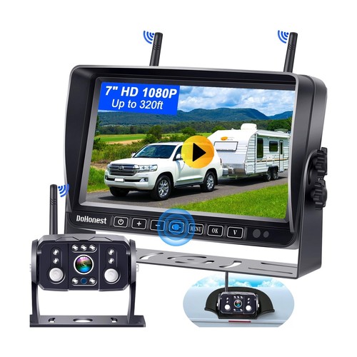 RV Backup Camera Wireless Easy Hookup Plug and Play for Furrion Pre