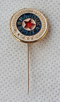 2 Pins émaillés Hajduk Split – Croatie, Ex-Yougoslavie, Football Club