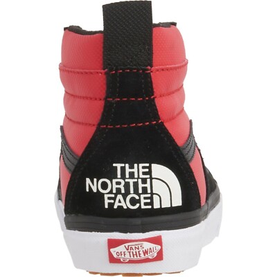 VANS X NORTH FACE Mens 4.5/Womens 6 Sk8-Hi 46 MTE DX Red/Black