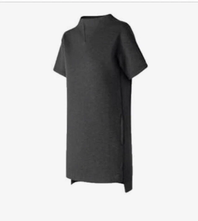 New Balance Women s NB Modern Sweatshirt Dress S Charcoal Pockets