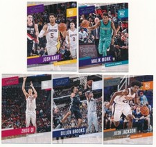 LOT OF (5) RC ROOKIE 2017/18 PANINI PRESTIGE JOSH HART MALIK MONK DILLON BROOKS