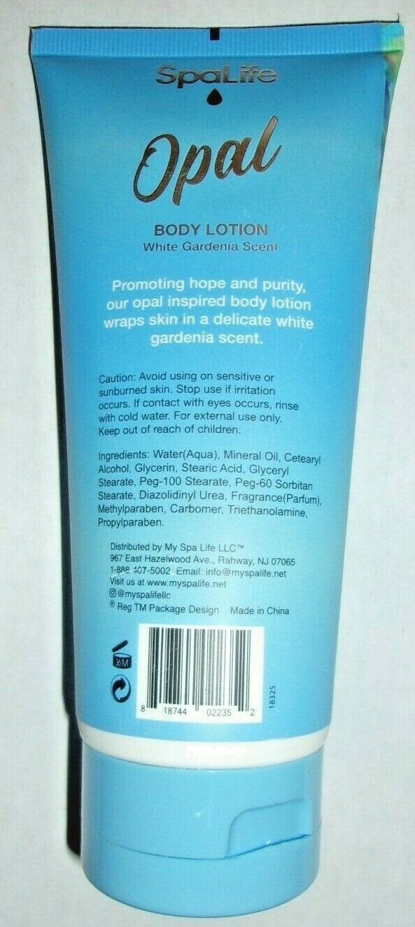 SpaLife Opal White Gardenia Scent Body Lotion 818744022352 eBay