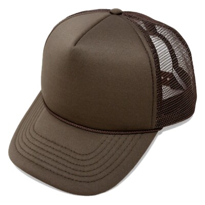 6 PACK HALF DOZEN Trucker Hat Baseball Cap Mesh Caps Blank Plain Hats