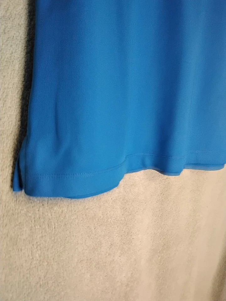 Camiseta sin mangas Monterey Club para mujer talla L azul negro sin mangas con cremallera pulóver Foto 2 de 4