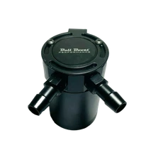 2Port Oil Catch Can With Baffle Petrol Diesel Turbo Tank Reservoir For Blowby