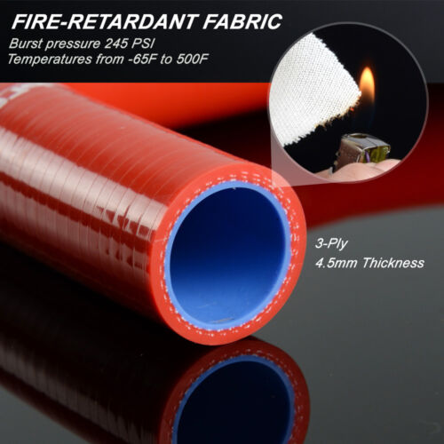 US Silicone Radiator Hose Fit For 88-91 Civic/CRX EE EF / CR-X Base/DX/ HF/Si - Picture 3 of 12