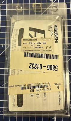 Mitsubishi Melsec-F FX1N-232-BD Interface Board - New Old Stock