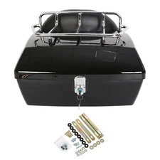 50L Luggage Trunk Tail Luggage Box for Harley Road Electra Glide Softail