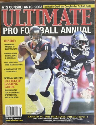 Ultimate Pro Football Annual 2003 - Complete NFL Guide, Predictions & Stats!
