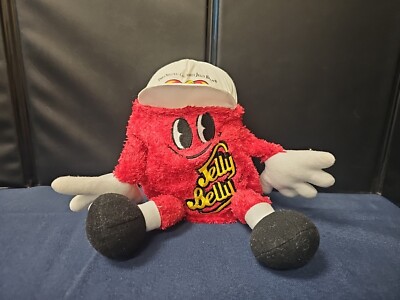 Mr. Jelly Belly 12'' Cherry Red Mascot Bean Bag Plush Stuffed Animal 2014