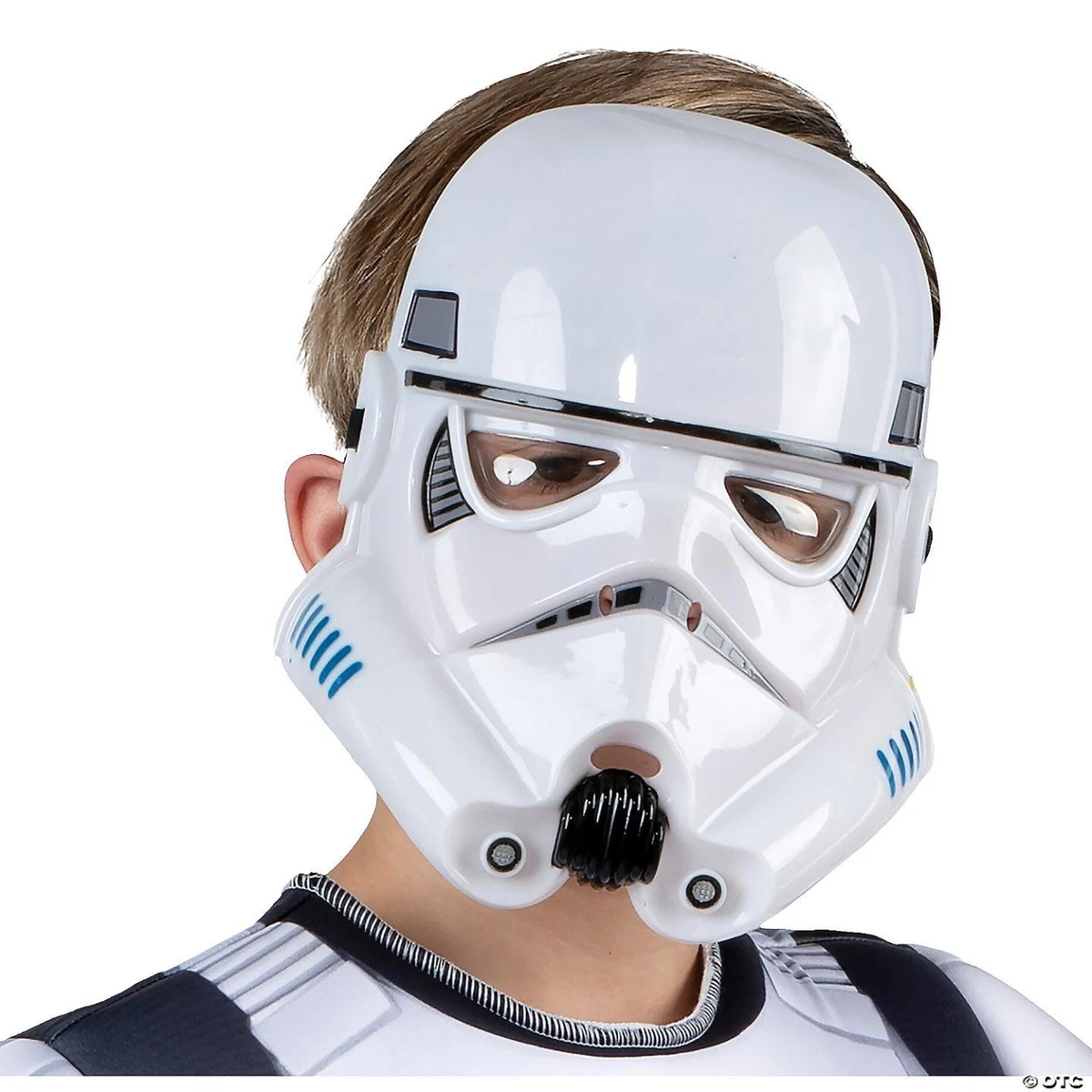 Máscara De Soldado Blanco De Star Wars – Casco De Stormtrooper Con Goma Elástica, Talla Única Para Niños Y Adultos